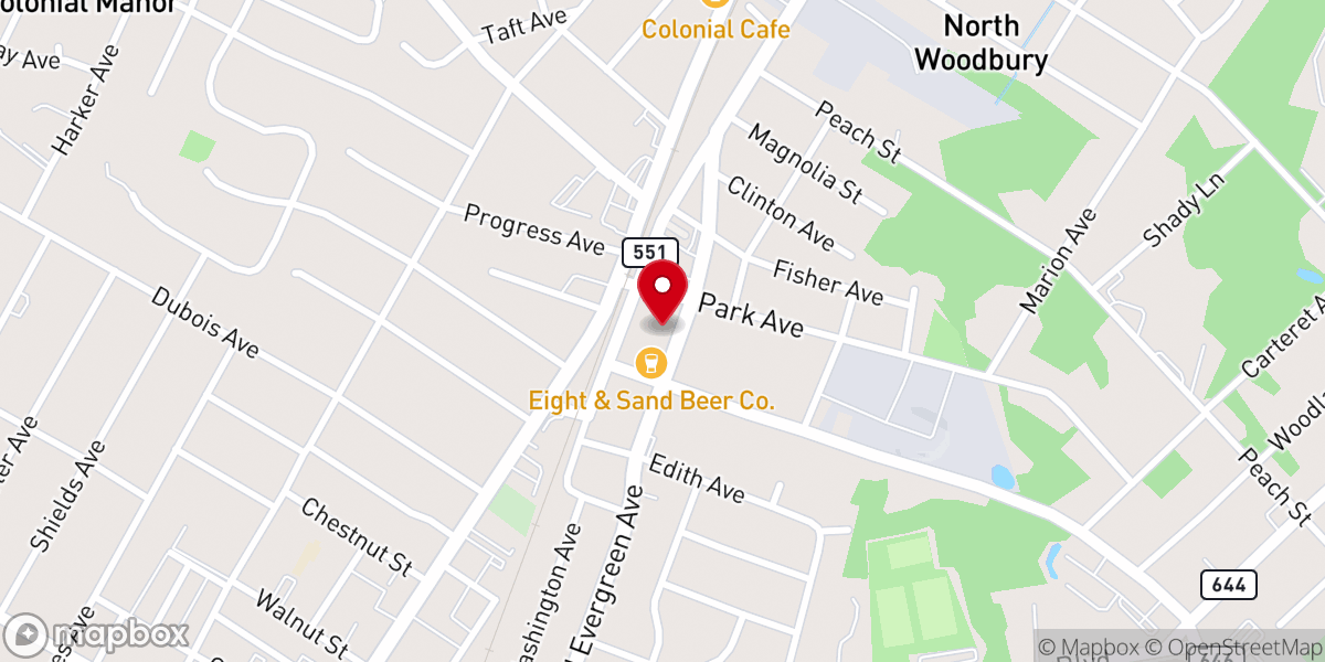 Map showing location of Revival Center of Woodbury