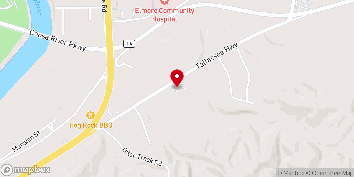 Map showing location of Reformation Baptist Church