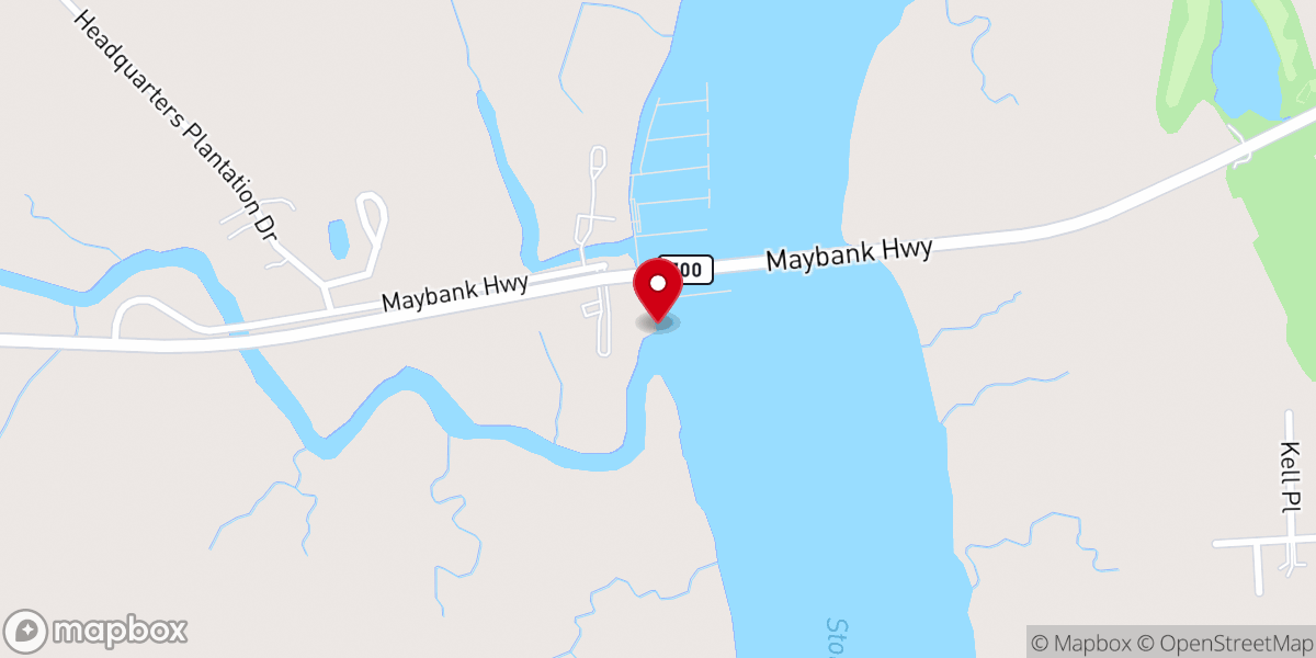 Map showing location of The Carolina Girl Yacht