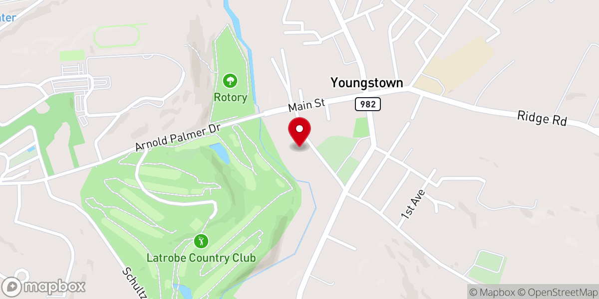Map showing location of Hope Evangelical Methodist Church