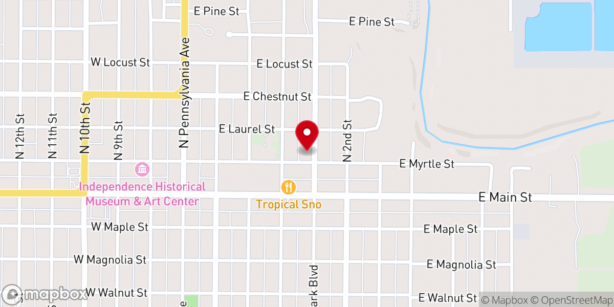 Map showing location of St Andrew's Catholic School