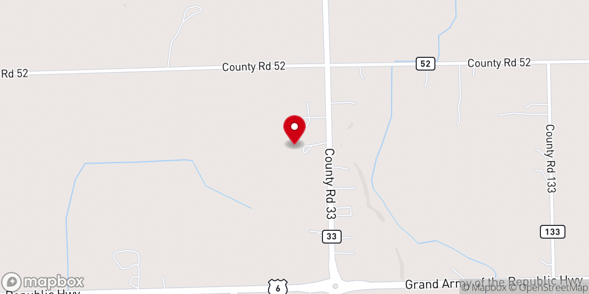 Map showing location of Zion CC