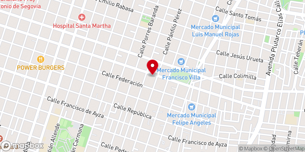 Map showing location of 1RA IGLESIA CRISTIANA PENTECOSTES PESCADORES DE HOMBRES