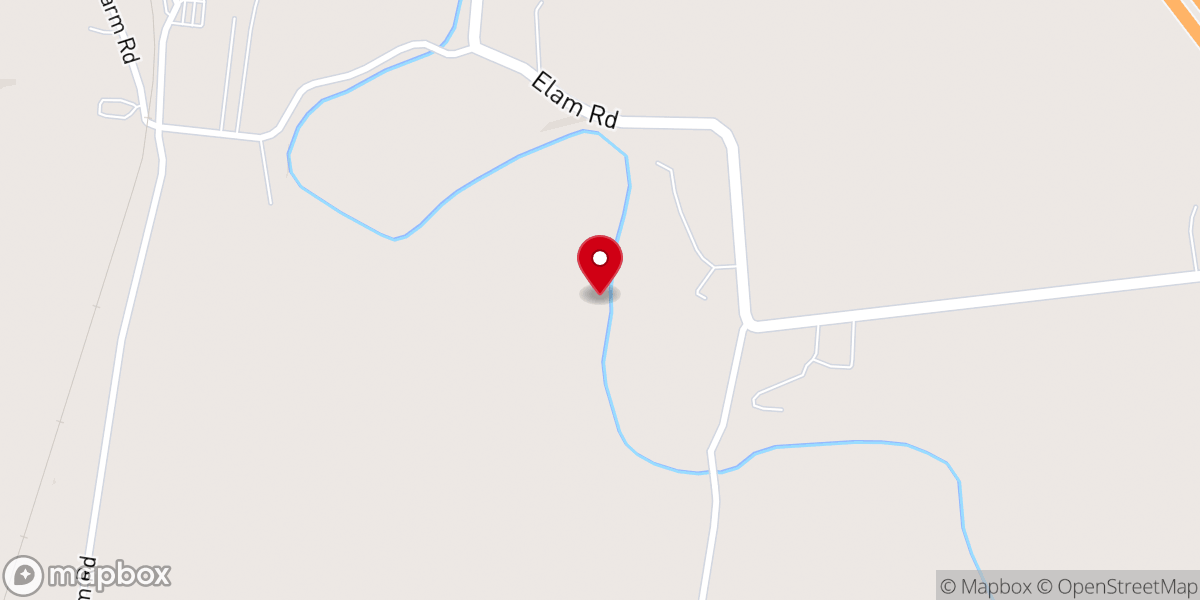 Map showing location of Prosperity M B Church