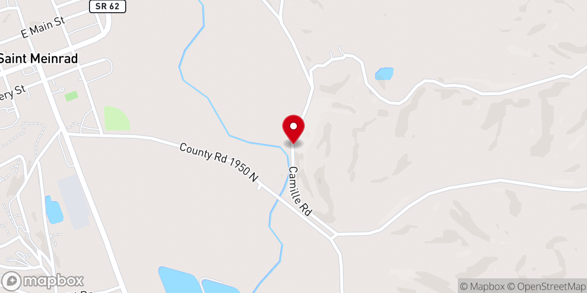 Map showing location of St. Joseph's Shrine