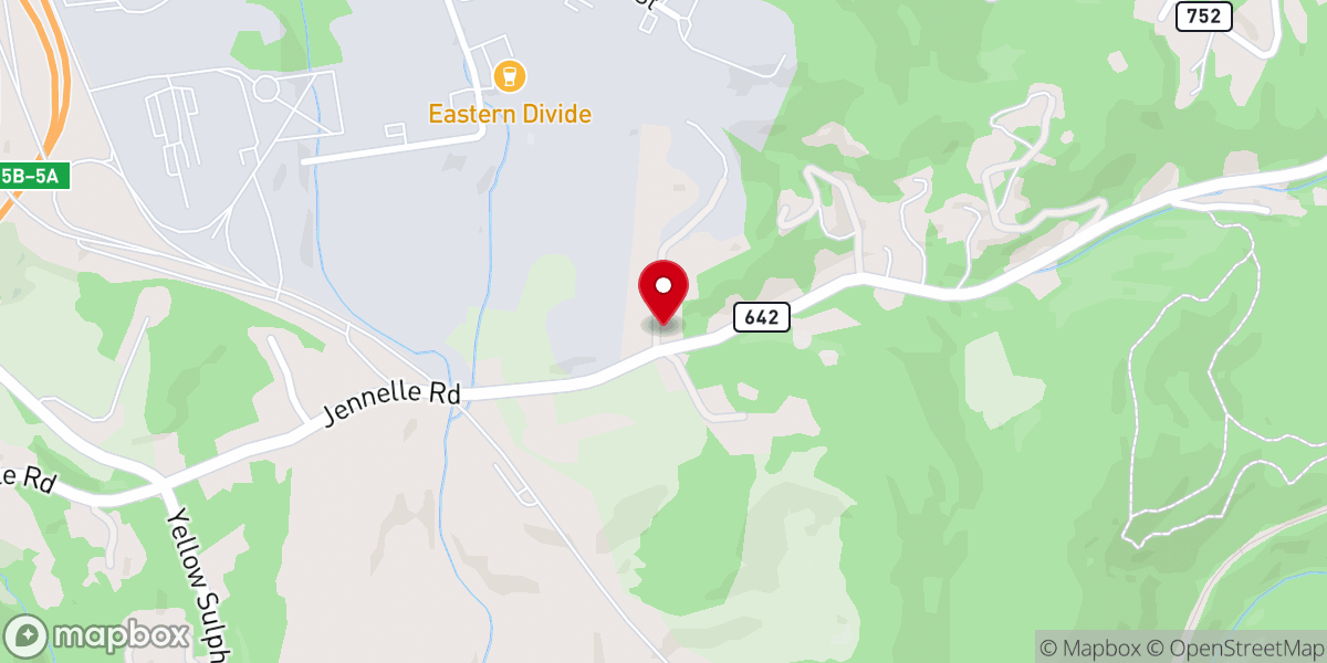 Map showing location of Faith Tabernacle