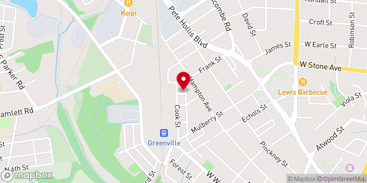 Map showing location of St Peter FBH Church