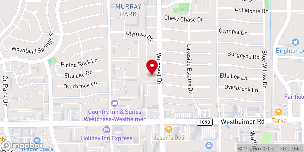 Map showing location of Christ the Servant Lutheran Church