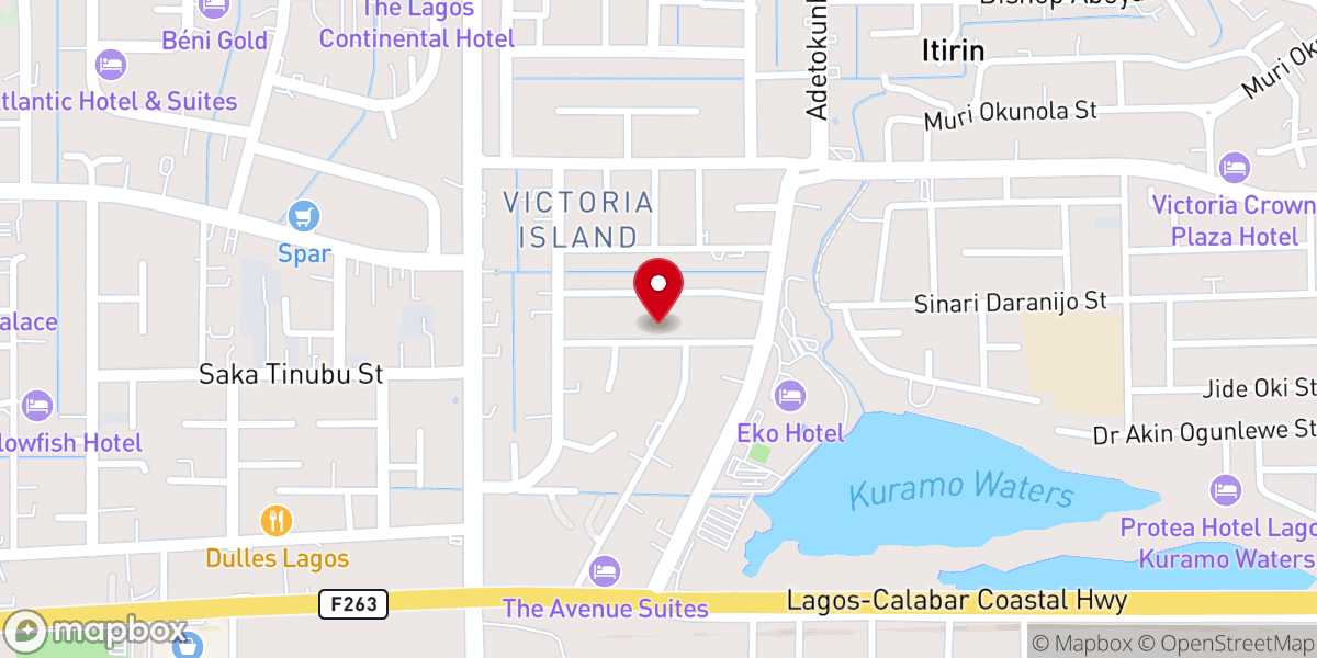 Map showing location of R.C.C.G, Masters Court