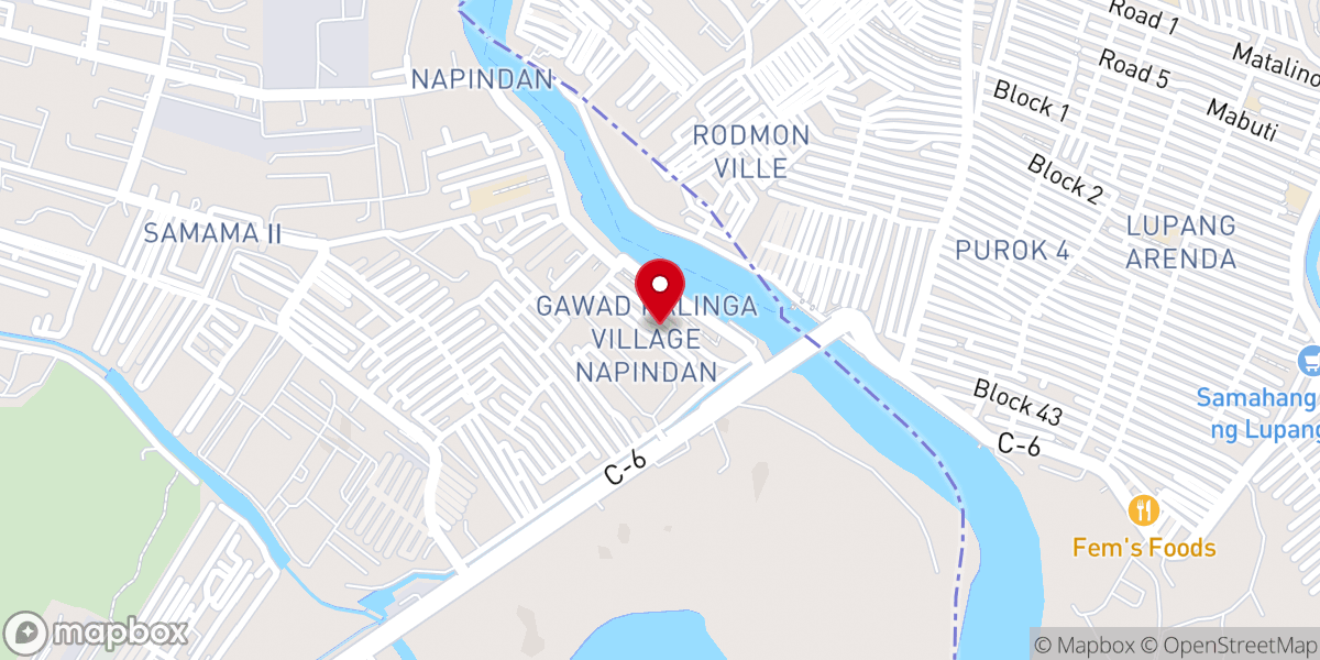 Map showing location of Christian Bible Fellowship Mission – Taguig