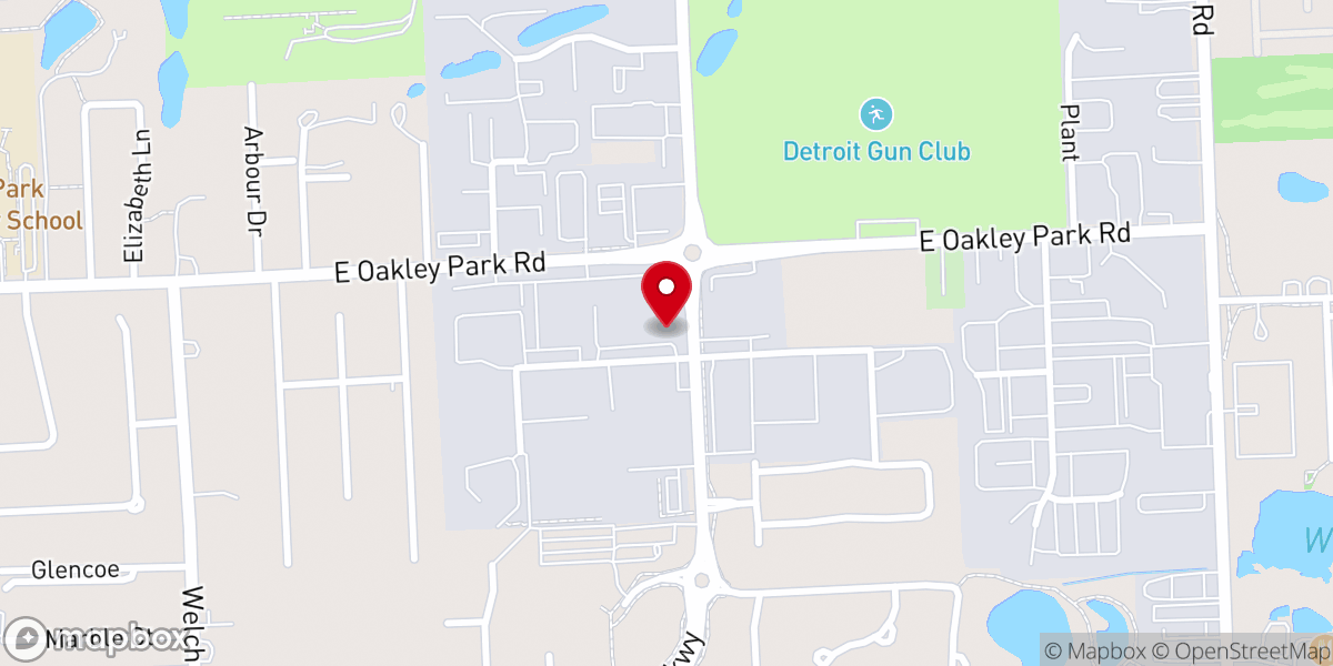 Map showing location of Grace Community Church
