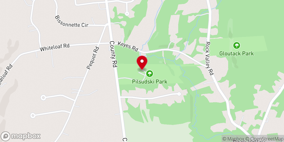 Map showing location of Pilsudski Park