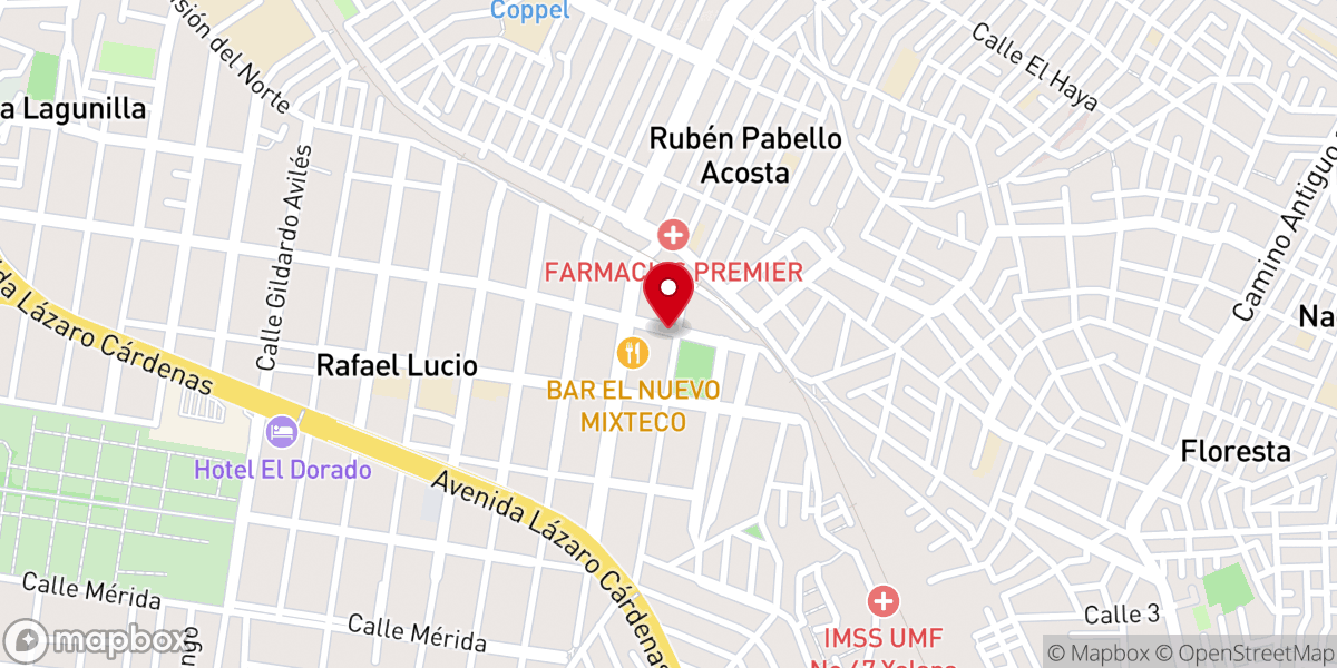 Map showing location of Iglesia Jesús El Buen Pastor Asambleas de Dios