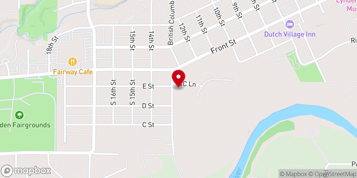 Map showing location of Project Hope