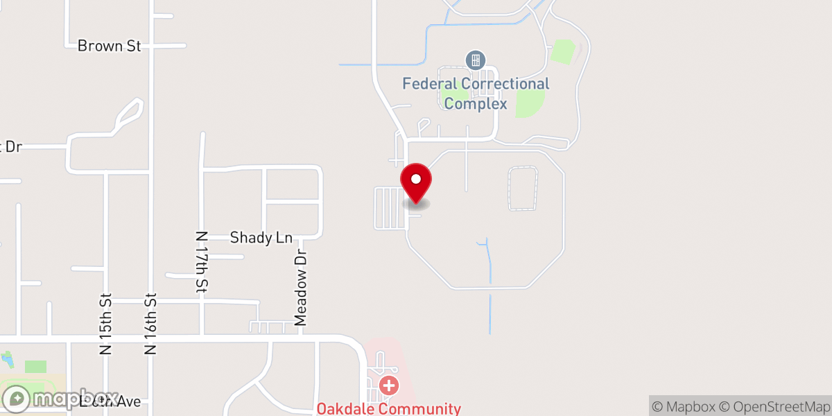 Map showing location of Federal Correctional Institution (2)