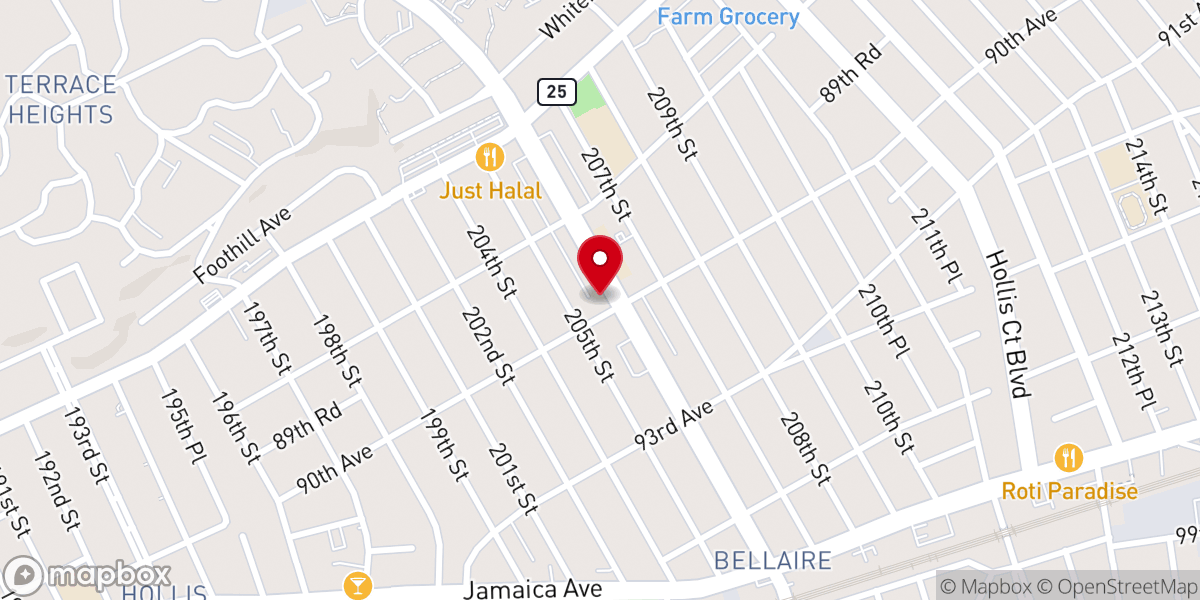 Map showing location of Gethsemane House of Prayer Inc