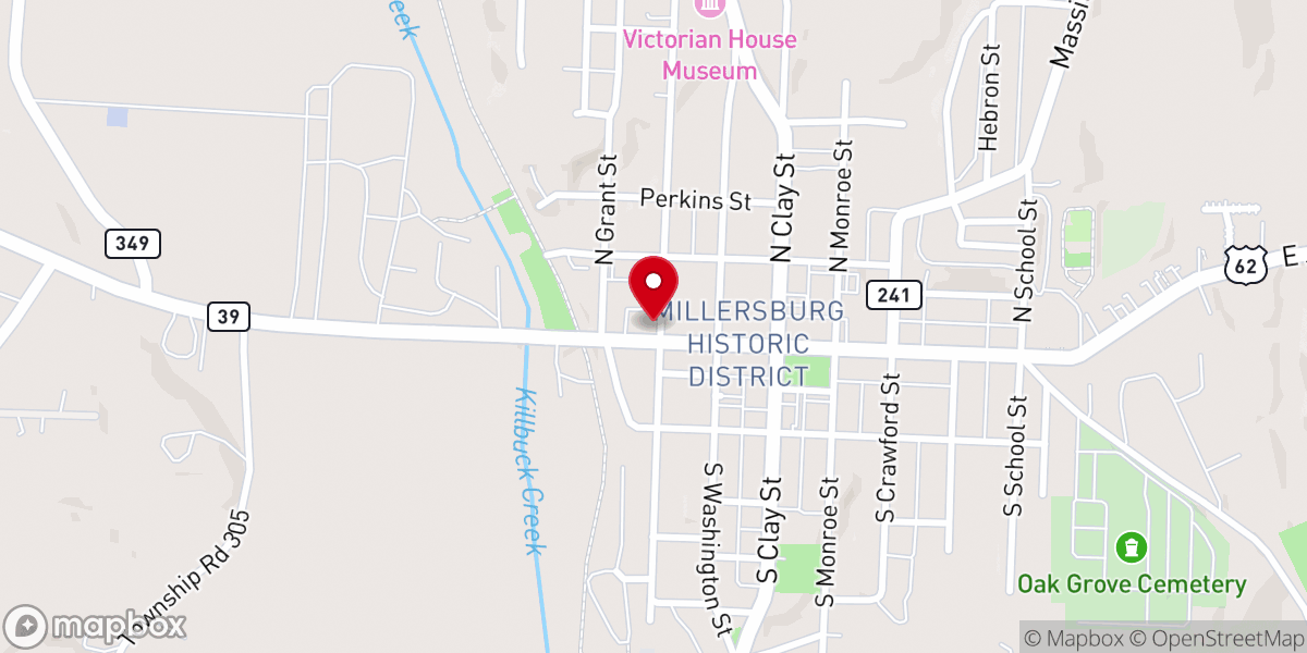 Map showing location of Broken Grounds Church
