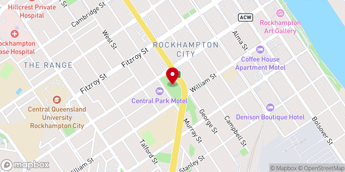 Map showing location of Central Park