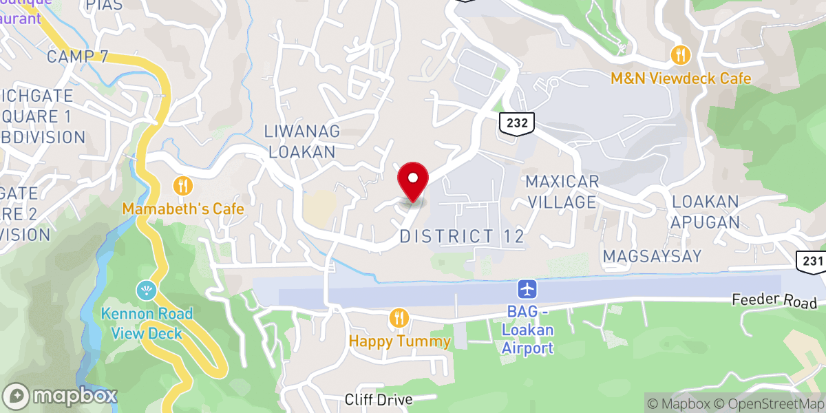 Map showing location of Church on a Hill Christian Community