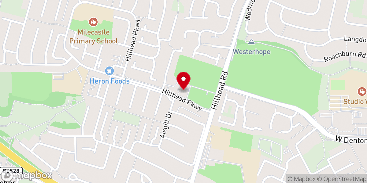 Map showing location of St John Vianney Catholic Church