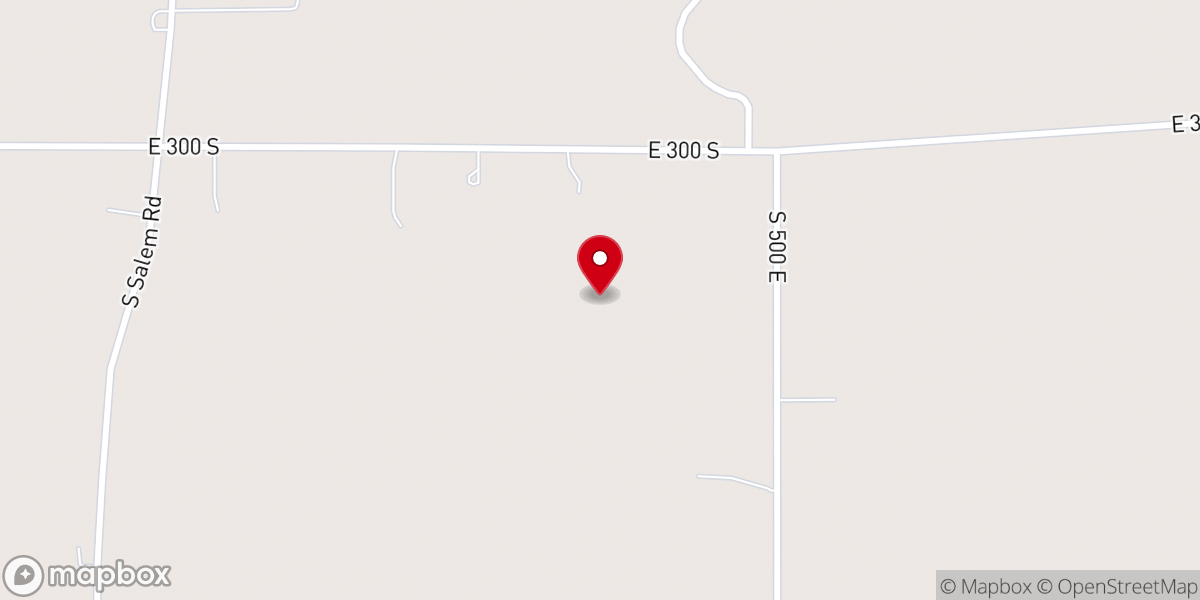 Map showing location of Adams County Holiness Association Inc