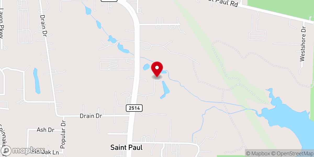 Map showing location of Restoration Church