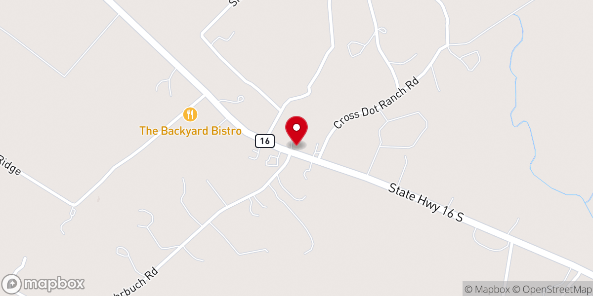 Map showing location of Little Rock Church