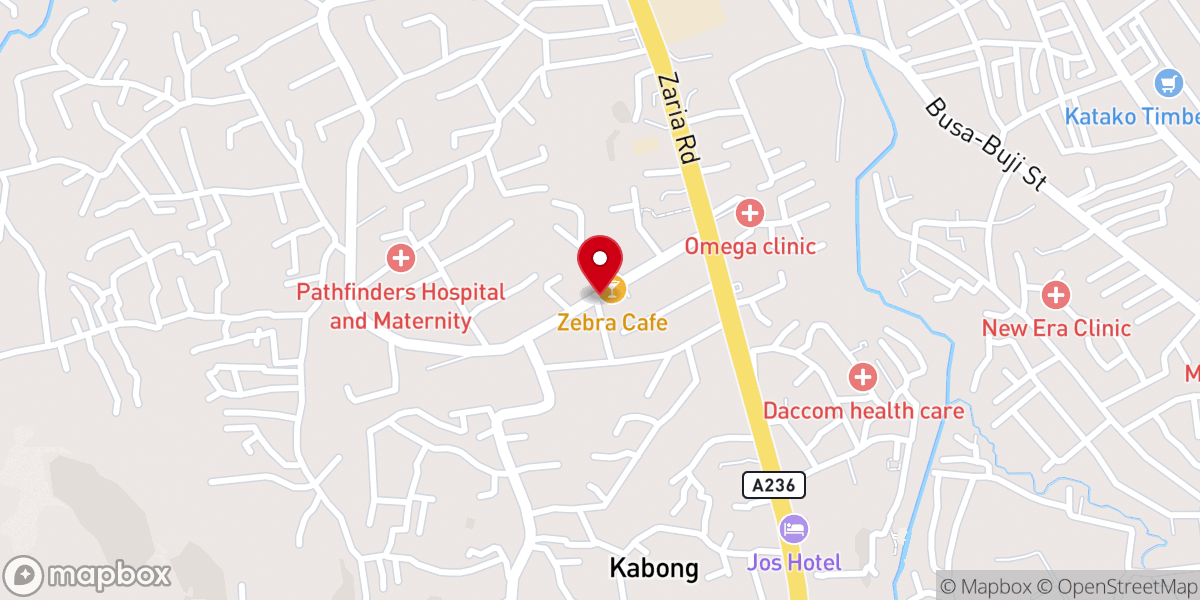 Map showing location of RCCG PLATEAU PROVINCE 4