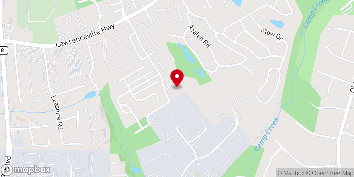 Map showing location of Liberty Vineyard Church