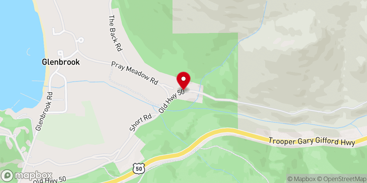 Map showing location of Glenbrook Homeowners Association