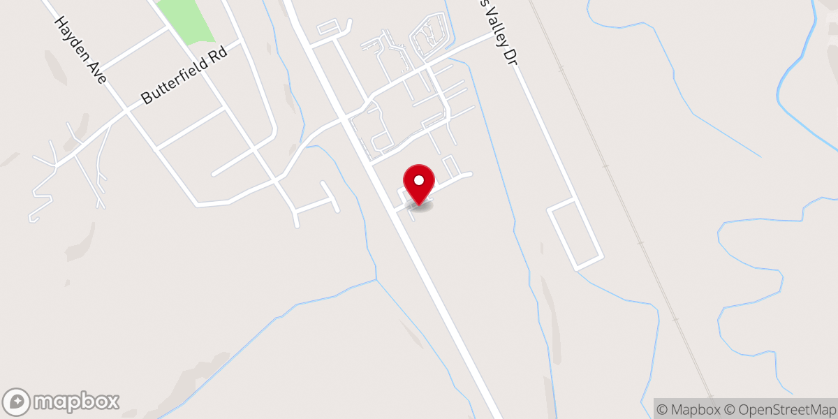 Map showing location of Our Saviour's Lutheran Church