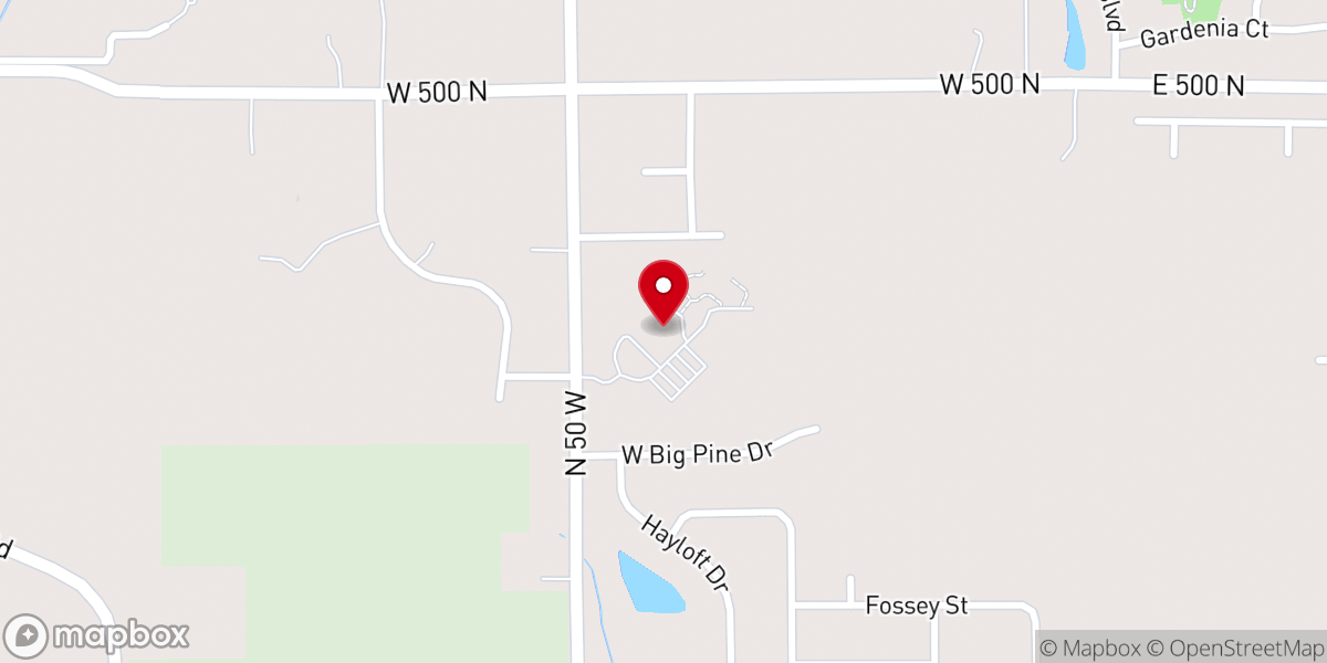Map showing location of St Andrew United Methodist Church