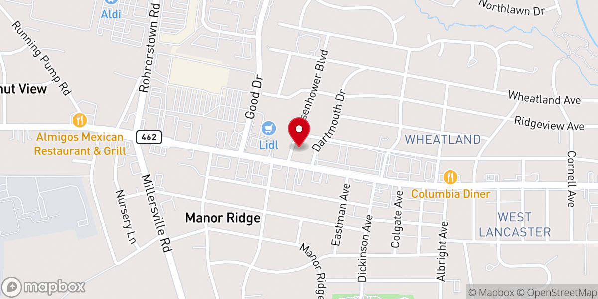 Map showing location of Journey of Faith Church