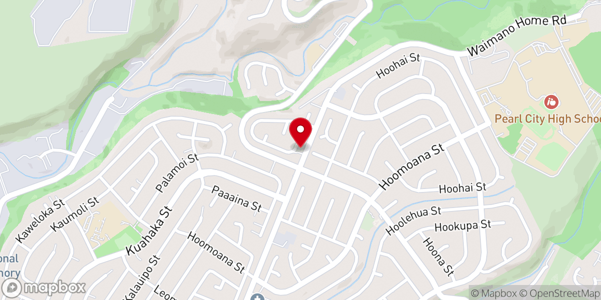 Map showing location of Oceanview Bible Chapel