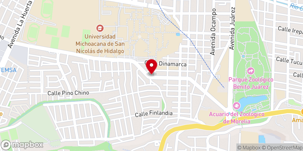 Map showing location of Parroquia Santa María Trono de Sabiduría