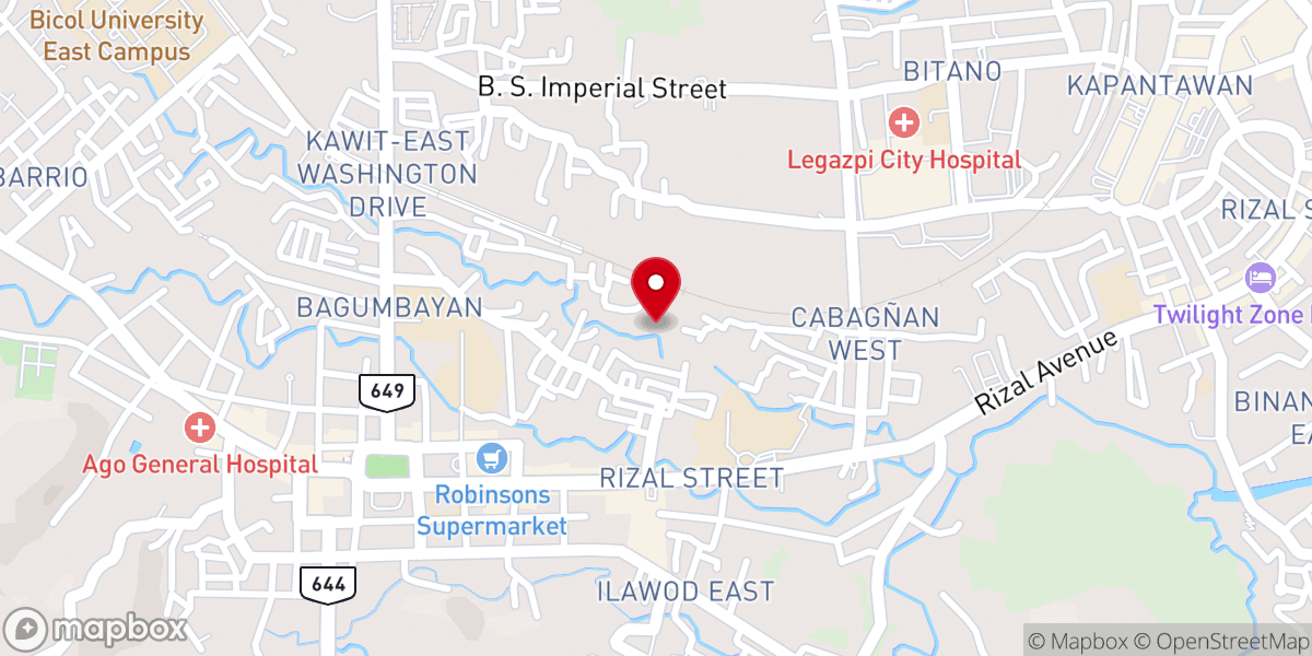 Map showing location of Rise Up for Christ Family Church - Church of God in Christ