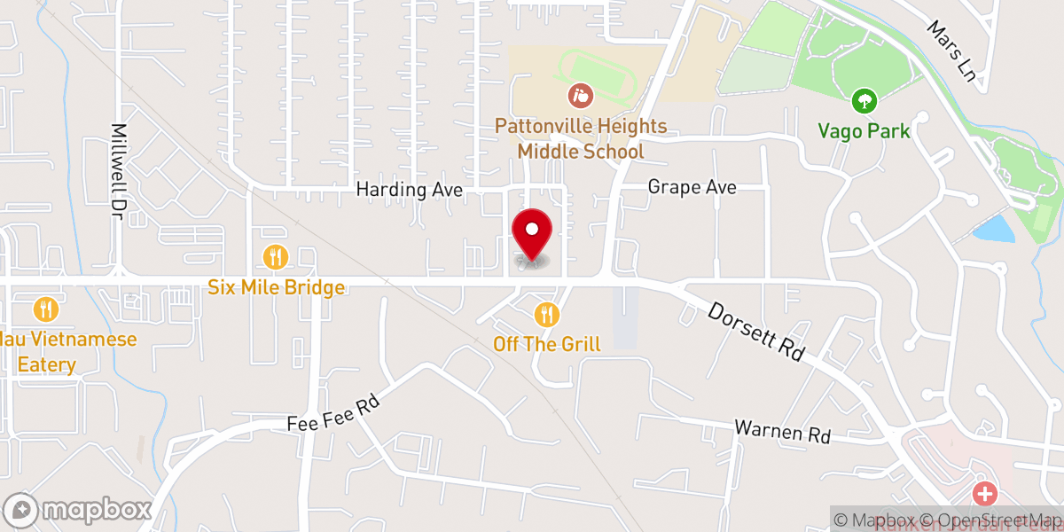 Map showing location of Leap of Faith Church