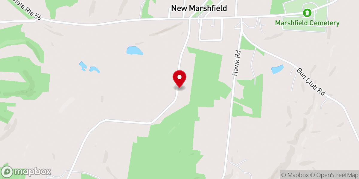 Map showing location of Faith Baptist Church