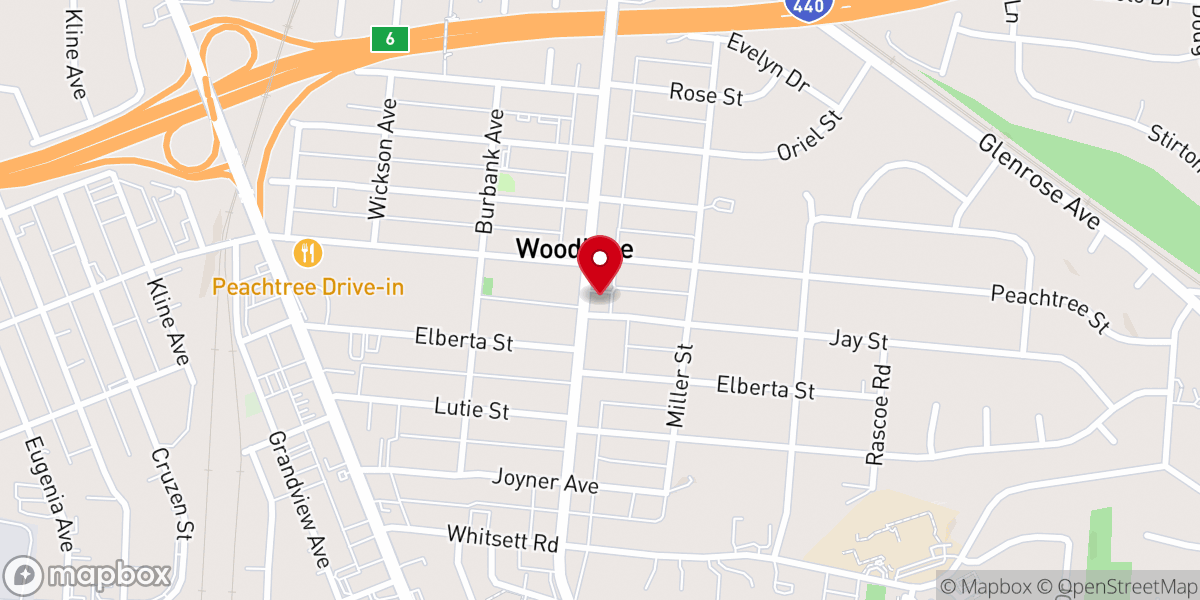 Map showing location of St. George Coptic Orthodox Church