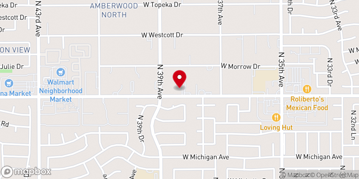 Map showing location of Trinity Covenant Church