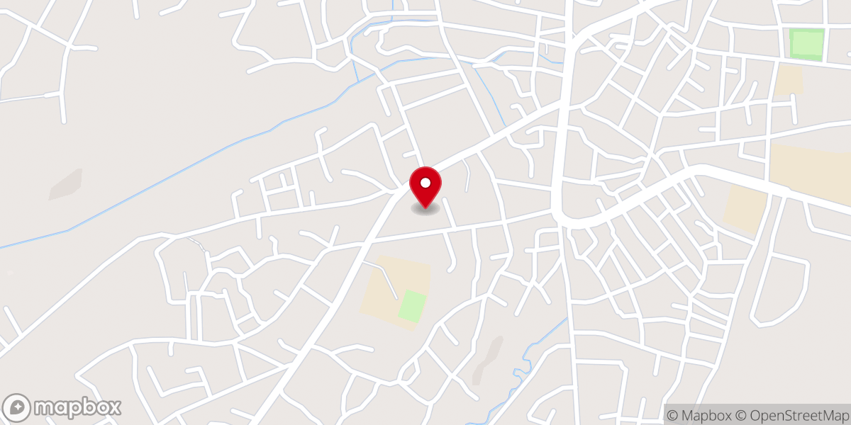 Map showing location of Anglican Church