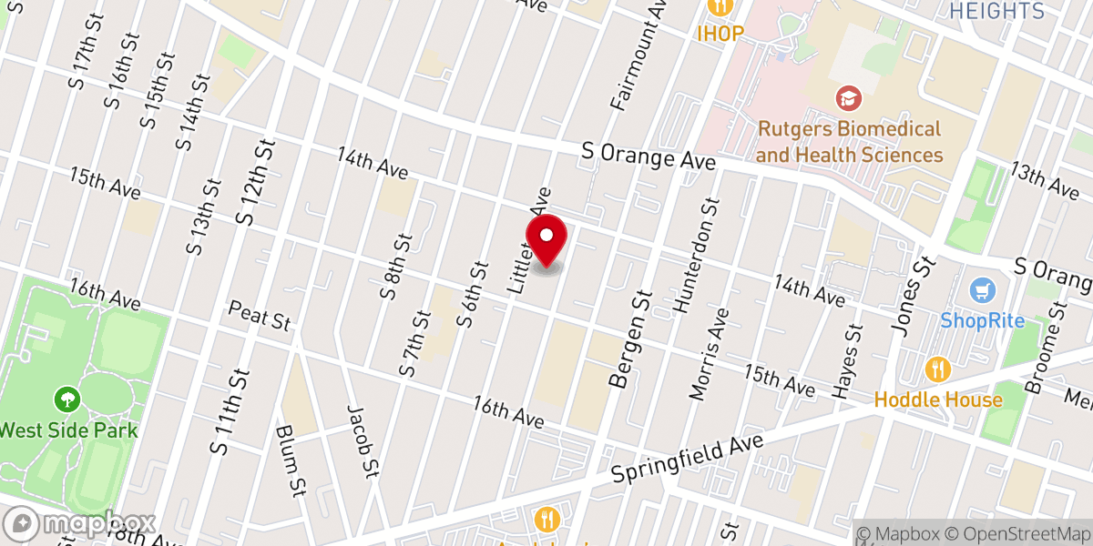 Map showing location of House of Nations Inc