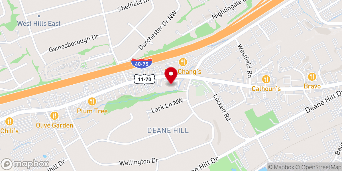 Map showing location of Messiah Lutheran Church