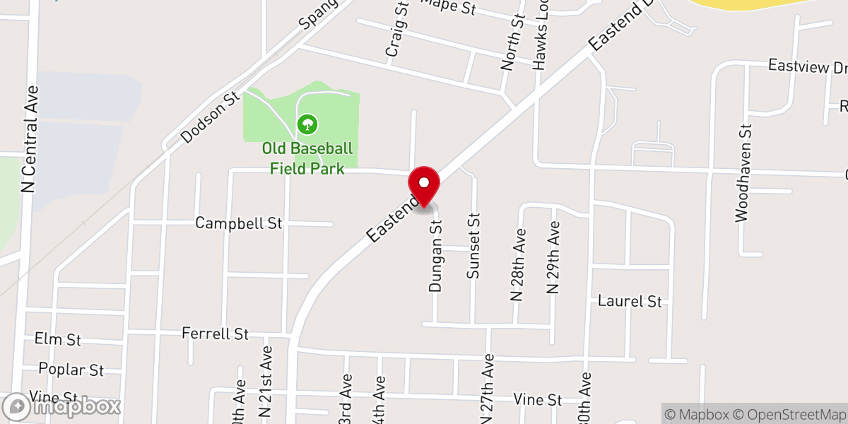 Map showing location of Restoring the Branches Ministry