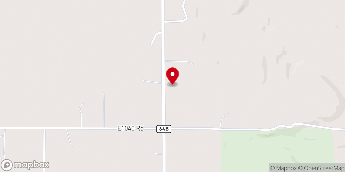 Map showing location of Victory Baptist Church