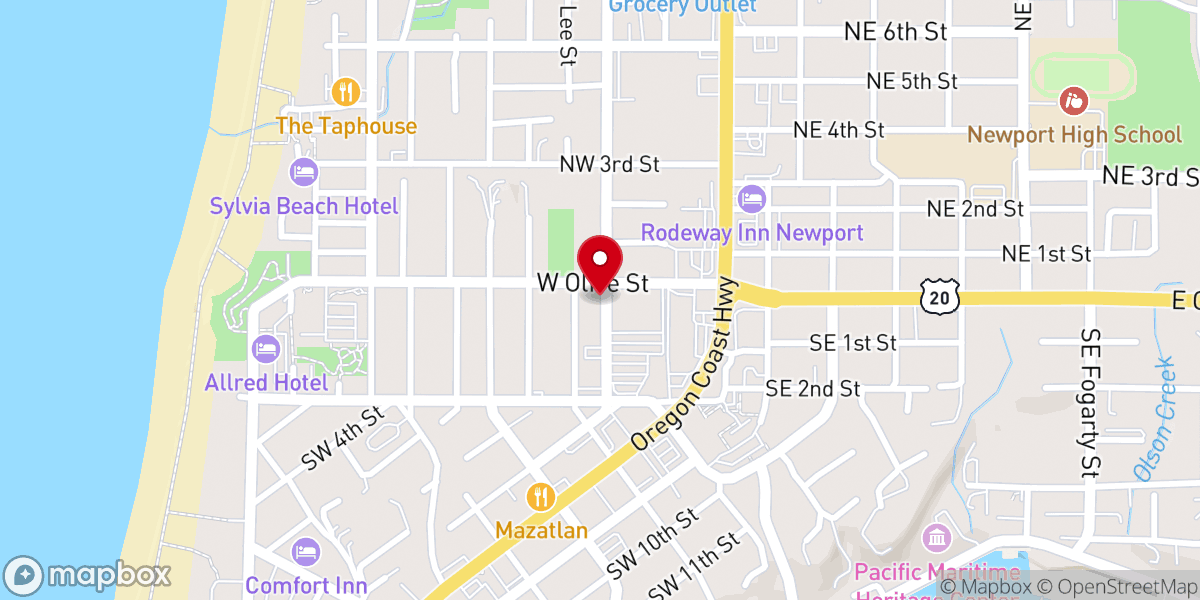 Map showing location of Christian Science Society and Reading Room
