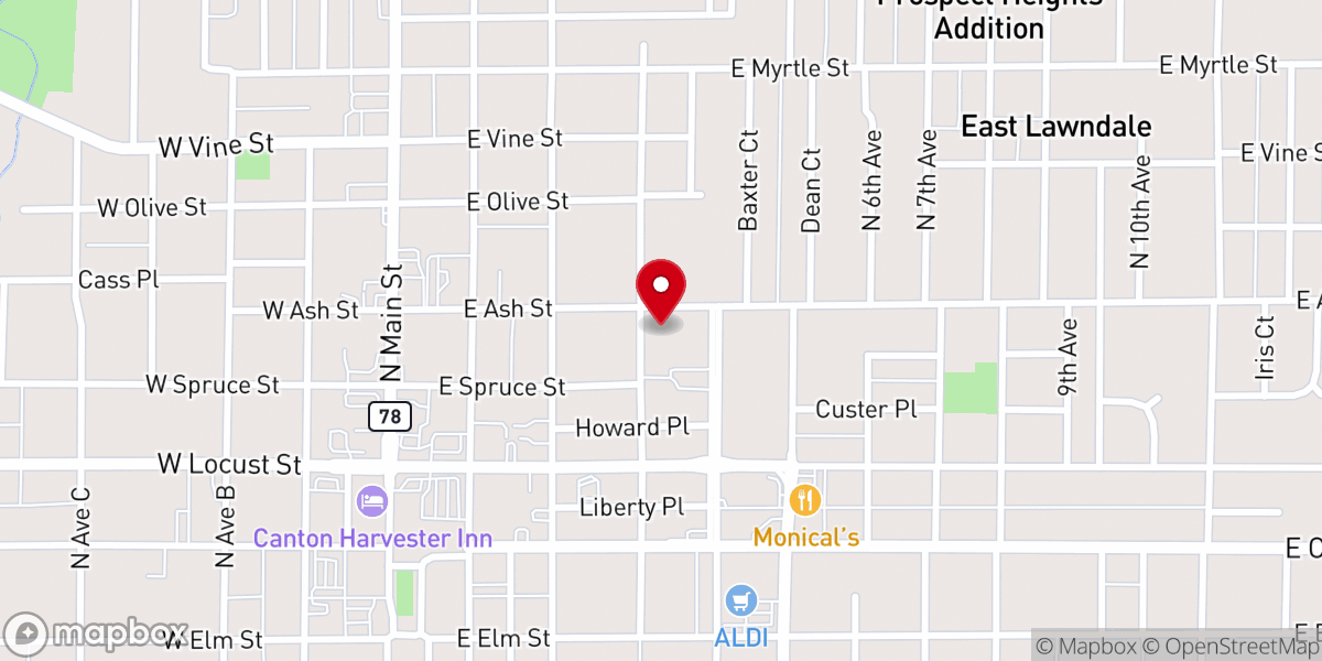 Map showing location of Saint Marys Covent