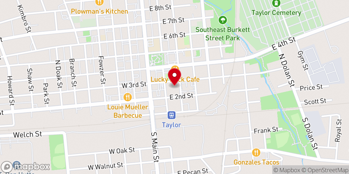 Map showing location of True Vine Church