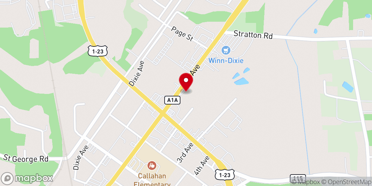 Map showing location of Roasted Rooster Coffee Company