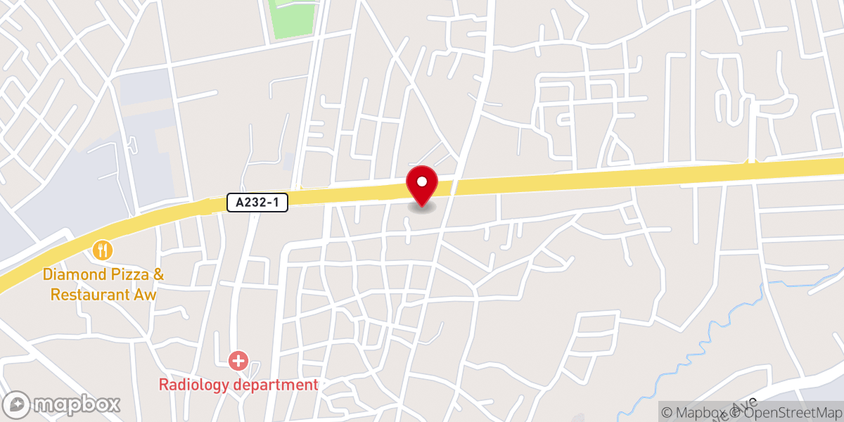 Map showing location of Assumption Catholic Church